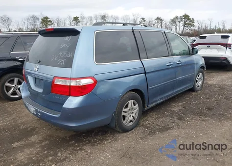 2005 Honda Odyssey Ex-L z USA, uszkodzony, nr VIN 5FNRL386X5B034545